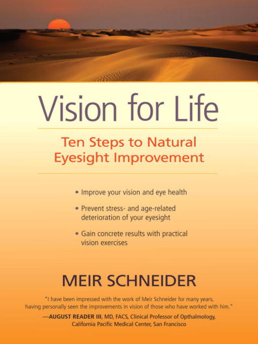 Title details for Vision for Life by Meir Schneider - Wait list